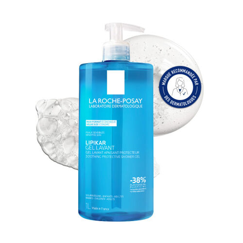 Lipikar Gel lavant apaisant protecteur - Gels, Huiles & Cr&egrave;mes de douche | L'Or&eacute;al Dermatological Beauty Partner Shop