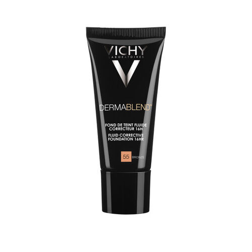 Dermablend Fond de teint fluide correcteur Tube - Teinte 55 BRONZE - Maquillage | L'Or&eacute;al Dermatological Beauty Partner Shop