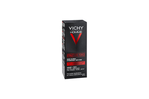 Vichy Homme Structure Force Soin global hydratant anti-&acirc;ge - Anti-&acirc;ge | L'Or&eacute;al Dermatological Beauty Partner Shop