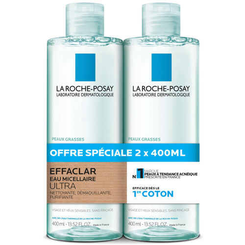 2x Effaclar Eau Micellaire Ultra Purifiante - Effaclar | L'Or&eacute;al Dermatological Beauty Partner Shop
