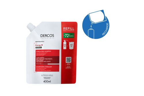 Dercos Shampoing Eco-recharge Anti-Chute Energy+ - Capillaire | L'Or&eacute;al Dermatological Beauty Partner Shop