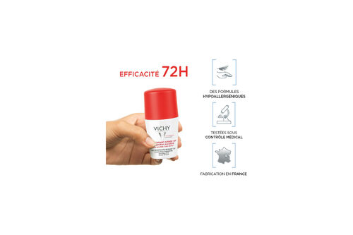 D&eacute;transpirant intensif 72h Roll-on - BRI Vichy D&eacute;odorants Unitaires | L'Or&eacute;al Dermatological Beauty Partner Shop