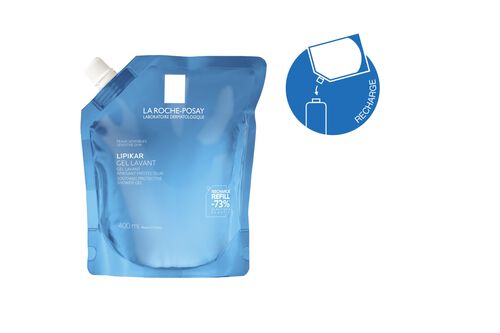 Lipikar Gel lavant apaisant protecteur EcoRecharge - Gels, Huiles & Cr&egrave;mes de douche | L'Or&eacute;al Dermatological Beauty Partner Shop