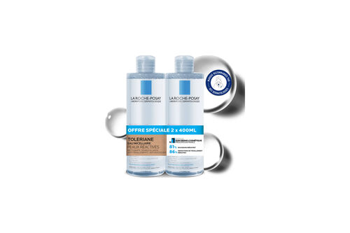 2x Toleriane Eau Micellaire Peaux r&eacute;actives - Visage | L'Or&eacute;al Dermatological Beauty Partner Shop