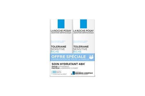 2x Toleriane Sensitive Soin riche hydratant apaisant protecteur - Toleriane | L'Or&eacute;al Dermatological Beauty Partner Shop