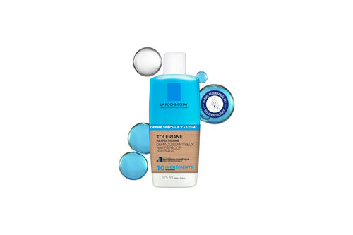 2x Toleriane Respectissime D&eacute;maquillant yeux waterproof - Toleriane | L'Or&eacute;al Dermatological Beauty Partner Shop