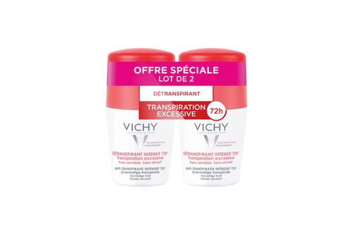 2x D&eacute;transpirants intensifs 72h Roll-on - D&eacute;odorants-Dermo-Tol&eacute;rance | L'Or&eacute;al Dermatological Beauty Partner Shop