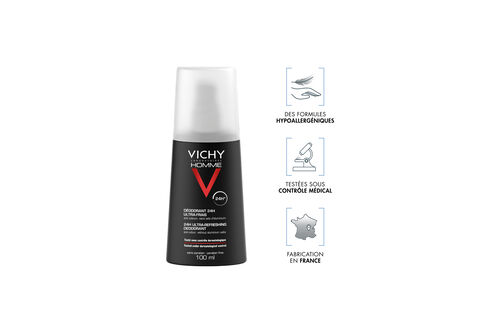 D&eacute;odorant Vichy Homme Vaporisateur Ultra-Frais - D&eacute;odorants-Dermo-Tol&eacute;rance | L'Or&eacute;al Dermatological Beauty Partner Shop