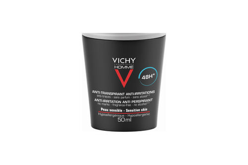 2x Vichy Homme D&eacute;odorants bille 48H anti-irritation - Coffrets & Lots | L'Or&eacute;al Dermatological Beauty Partner Shop