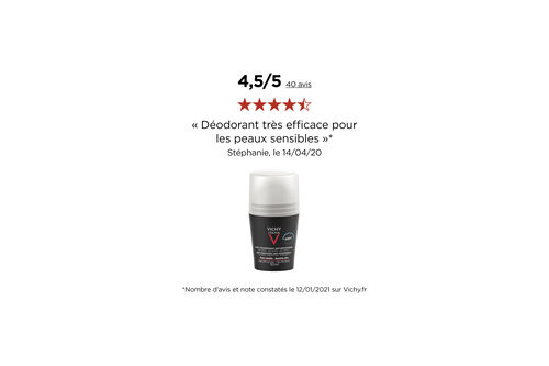 D&eacute;odorant Vichy Homme Peaux Sensibles - D&eacute;odorants-Dermo-Tol&eacute;rance | L'Or&eacute;al Dermatological Beauty Partner Shop