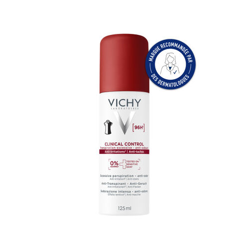Anti-transpirant A&eacute;rosol 96h Clinical Control Mixte - D&eacute;odorants-Dermo-Tol&eacute;rance | L'Or&eacute;al Dermatological Beauty Partner Shop