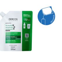 Dercos Shampoing Antipelliculaire DS Cheveu normal &agrave; gras Ecorecharge - Capillaire | L'Or&eacute;al Dermatological Beauty Partner Shop
