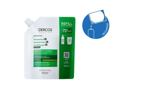 Dercos Shampoing Antipelliculaire DS Cheveux secs Ecorecharge - Capillaire | L'Or&eacute;al Dermatological Beauty Partner Shop