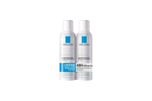2x D&eacute;odorants Peaux Sensibles 48h - D&eacute;odorant | L'Or&eacute;al Dermatological Beauty Partner Shop