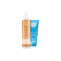 Spray Fluide Invisible Protection Cellulaire SPF50+ 200ml avec Lait Apaisant Après-Soleil Offert - Vichy | L'Oréal Dermatological Beauty Partner Shop